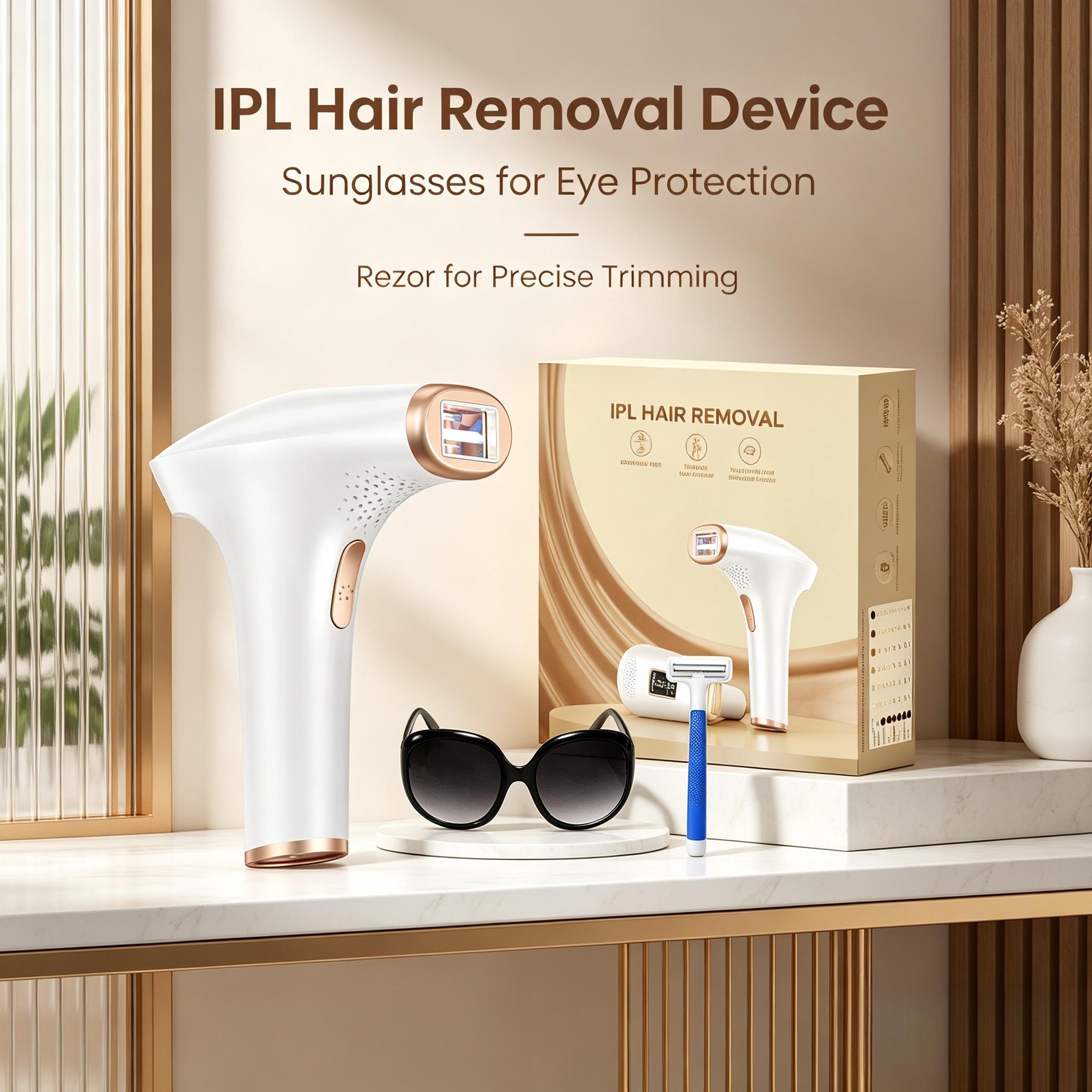 Hair Care Homemade - 2026年IPLスキン若返りフェイシャル＆ボディケアIPLマシン、脱毛、肌の引き締め、ニキビケア機能付き、女性用ホームサロン向け
