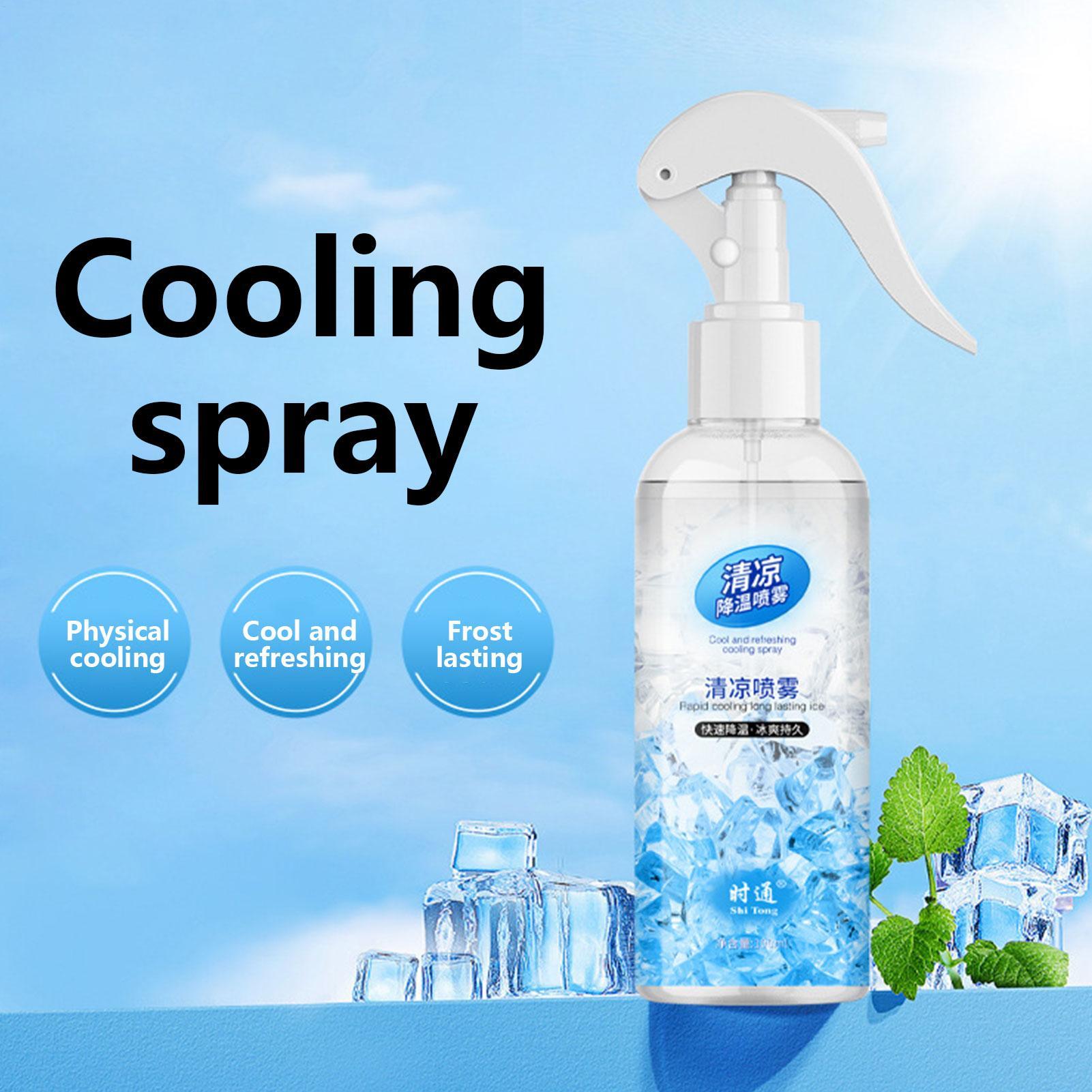 Heat Protectant Spray - 100ml冷却ミストスプレー 顔と体に使える心地よい保護スプレー 夏の暑さ対策に 屋外作業者や赤ちゃんにも