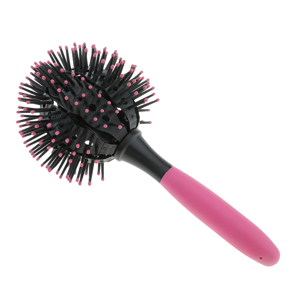 Hair Care Wavy Hair - 3Dヘアブラシ,丸いボールの櫛,サロンでの使用,波の巻き毛,ヘアケア