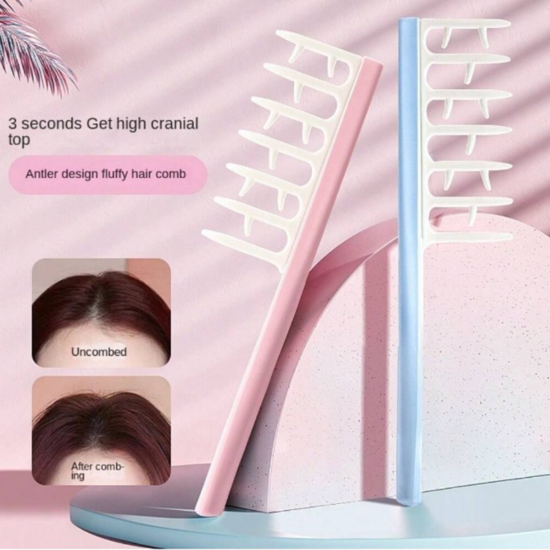 鹿の角型ヘアシームコーム、シャギーヘアスタイリングツール、太 - Hair Care Wavy Hair のレビューと価格