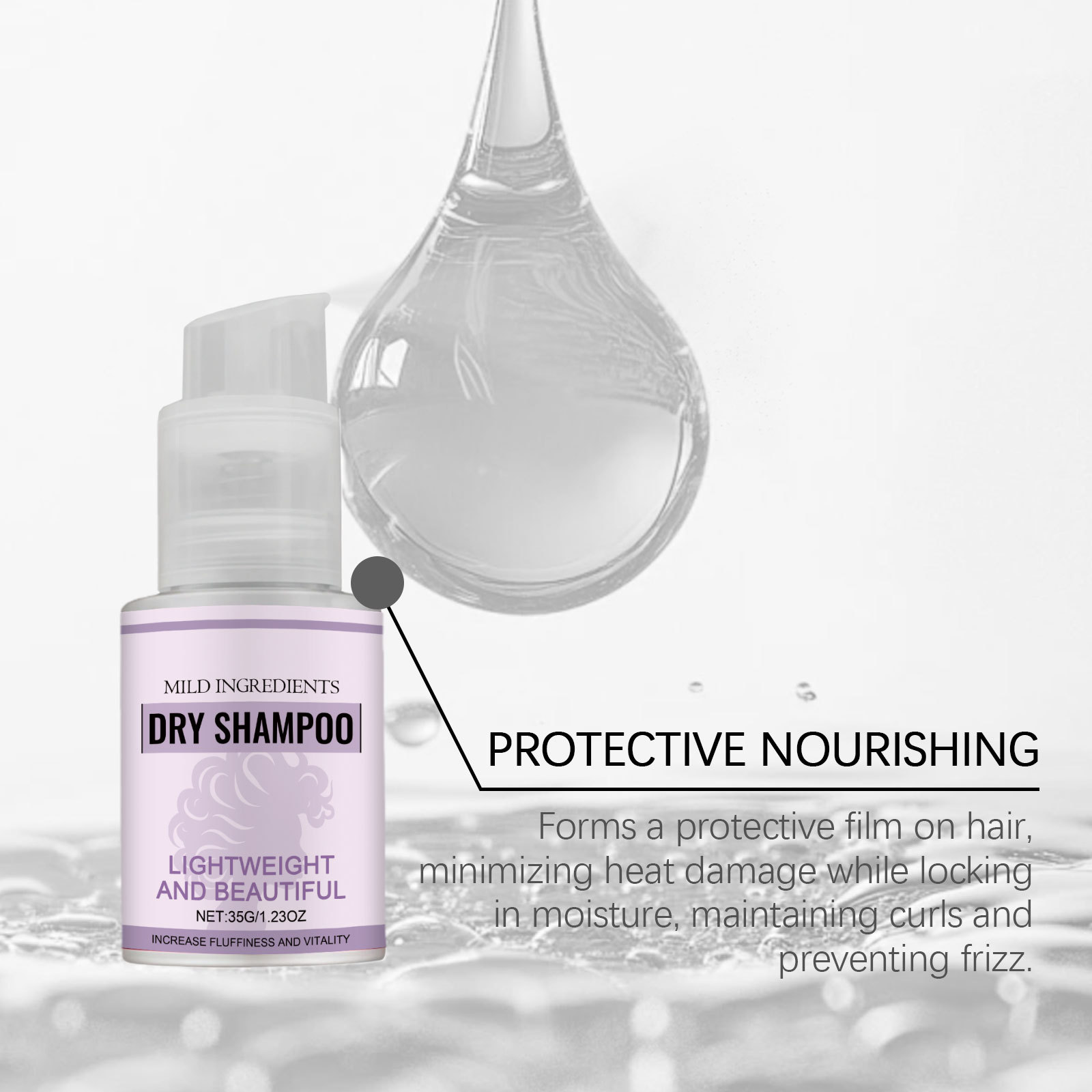 携帯用ドライシャンプー　速乾オイルコントロール　毛根を持ち上 - Dry Shampoo Travel のレビューと価格