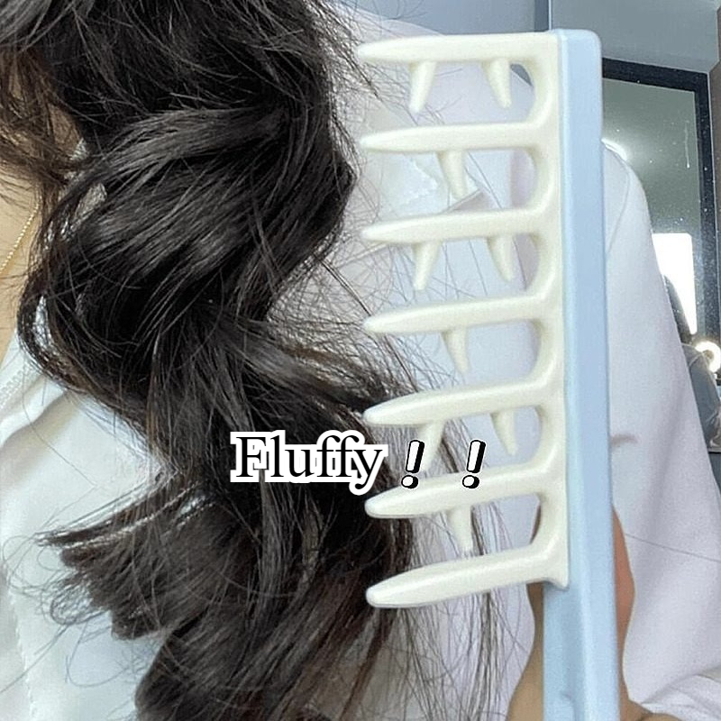 鹿の角の形をしたヘアシームコーム、シャギーヘアスタイリングコ - Hair Care Wavy Hair のレビューと価格