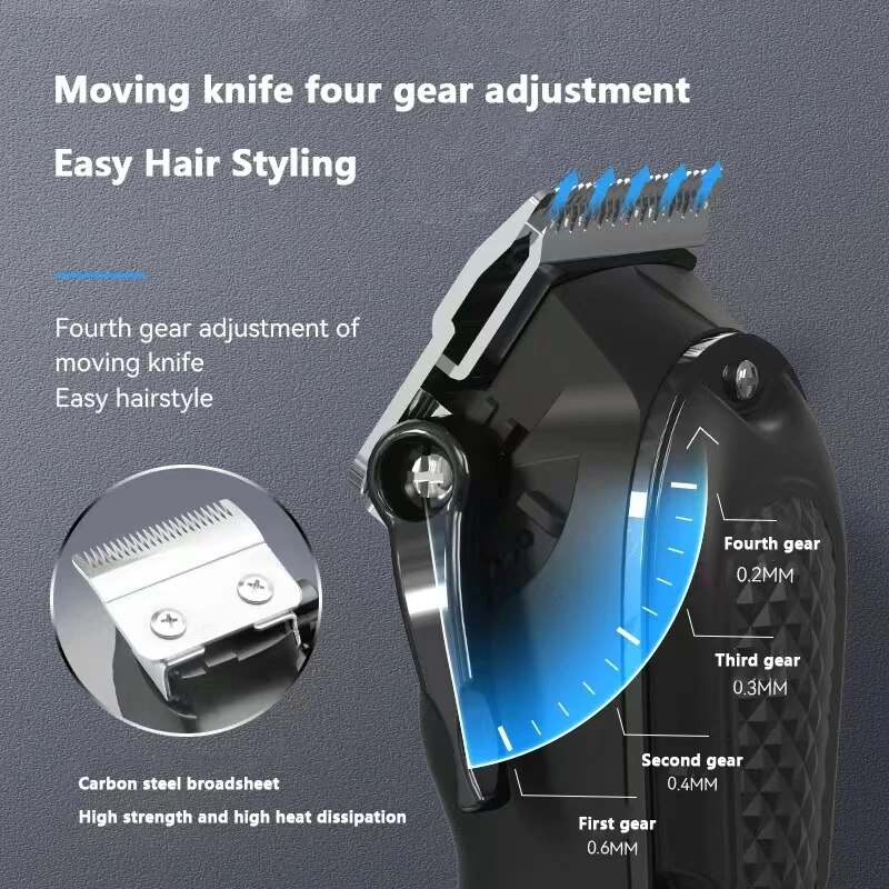 Kemei-男性用電動バリカン,コードレスおよび充電式バリカ - Hair Care Brand のレビューと価格