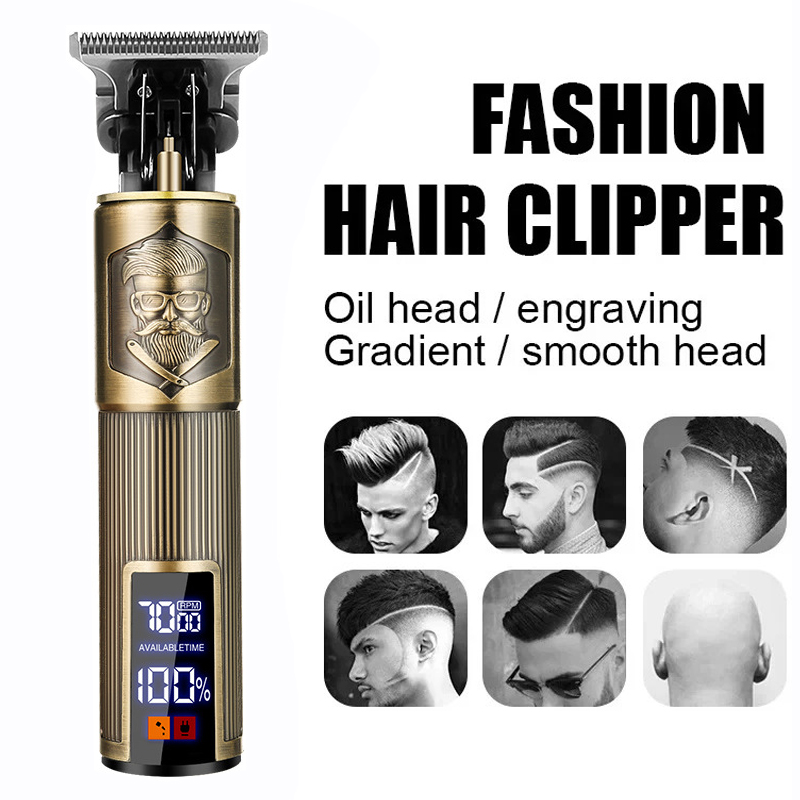 ヴィンテージヘアトリマーコードレス電動ヘアカット機ポータブル - Hair Care Brand のレビューと価格