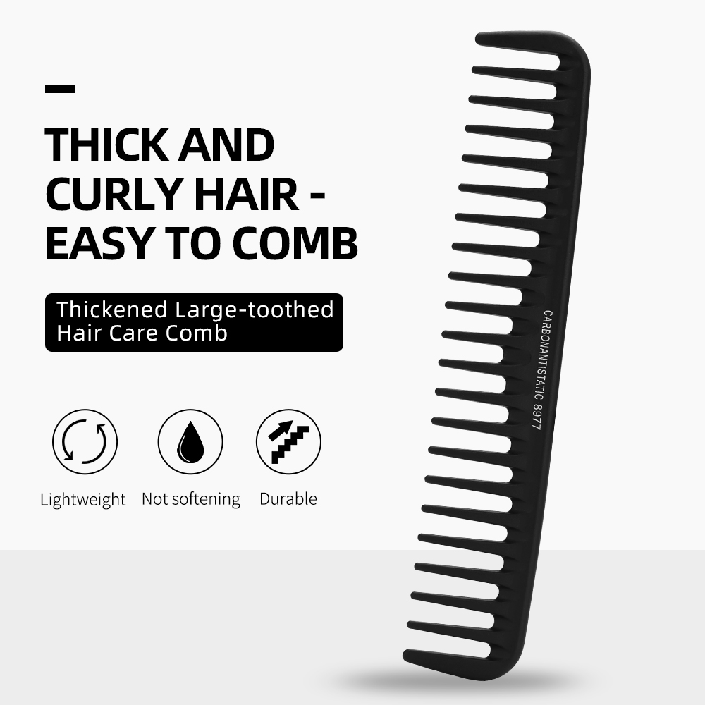 広歯カールコームもつれ解消コームテクスチャコームカーリーウェ - Hair Care Wavy Hair のレビューと価格