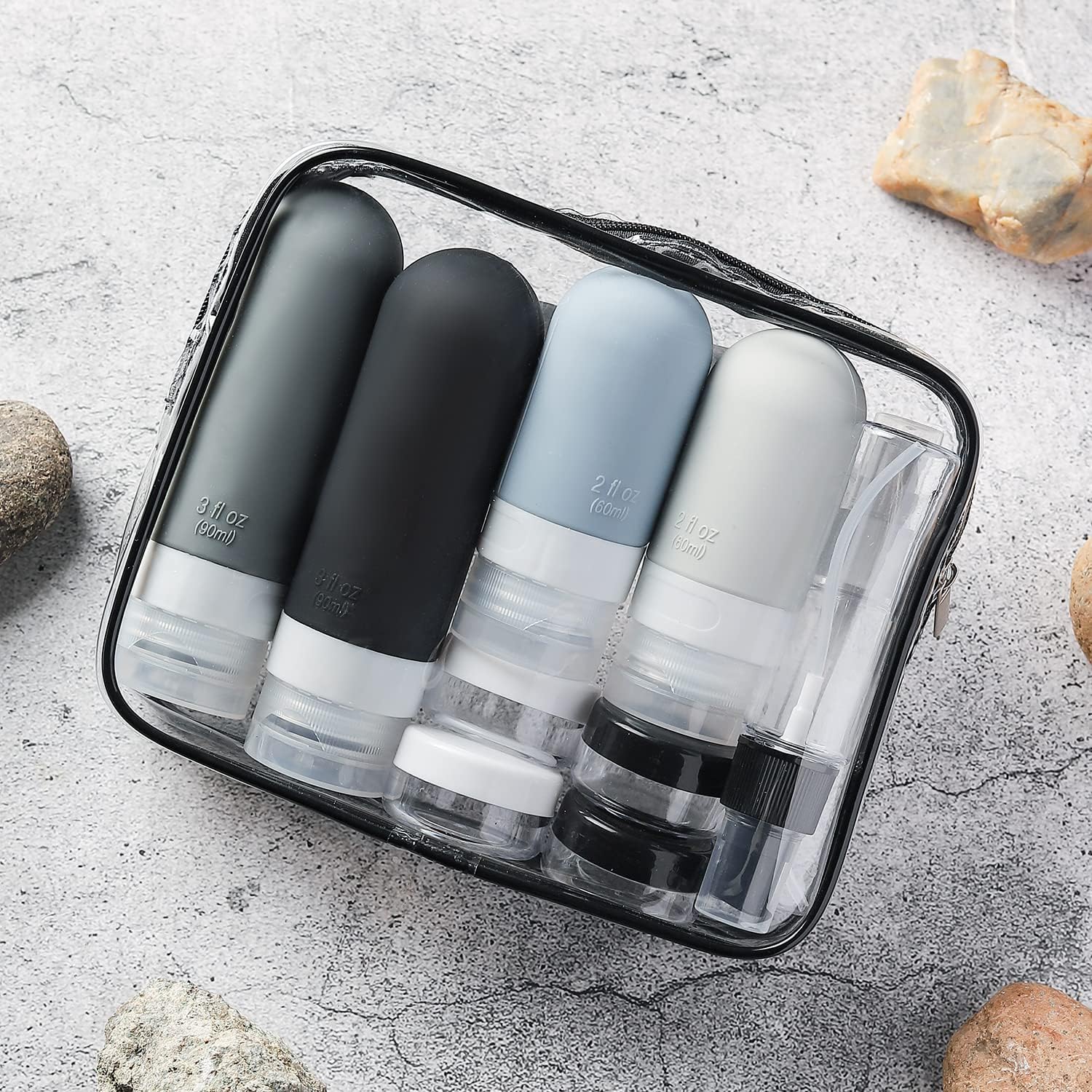 16 個のトラベルコンテナ漏れ防止シリコン絞り可能コンテナボ - Dry Shampoo Travel のレビューと価格