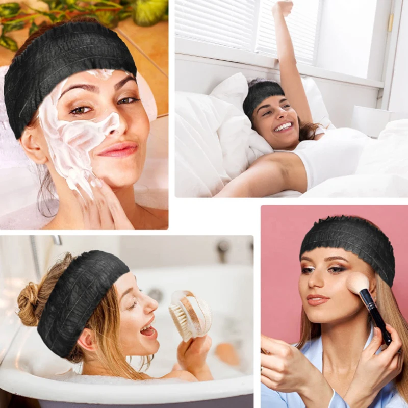 100 個使い捨てヘッドバンド不織布スパサロンヘッドバンドソ - Hair Care Journey のレビューと価格