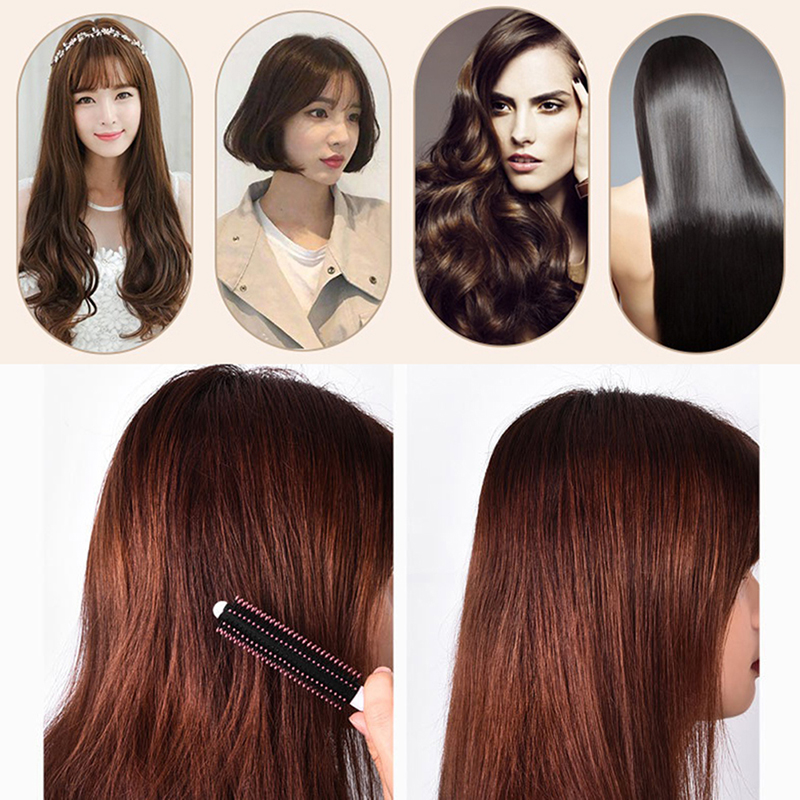 1 Pc 波状カーリースタイリングヘアコームロールブラシラウ - Hair Care Wavy Hair のレビューと価格