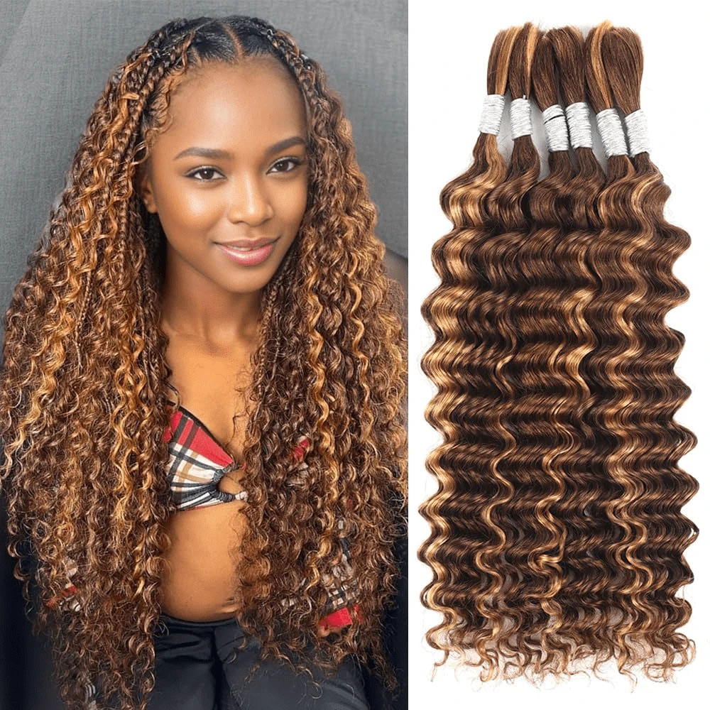 人毛ブレイズヘア 18インチ 2束 人毛ブレイズヘア ウェフ - Hair Care Wavy Hair のレビューと価格