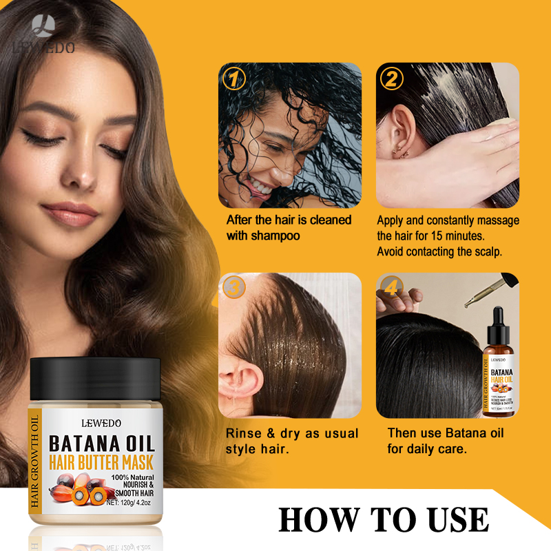 LEWEDOバタナオイル育毛キット アフリカ産急速育毛バタナ - Hair Care Dupes のレビューと価格