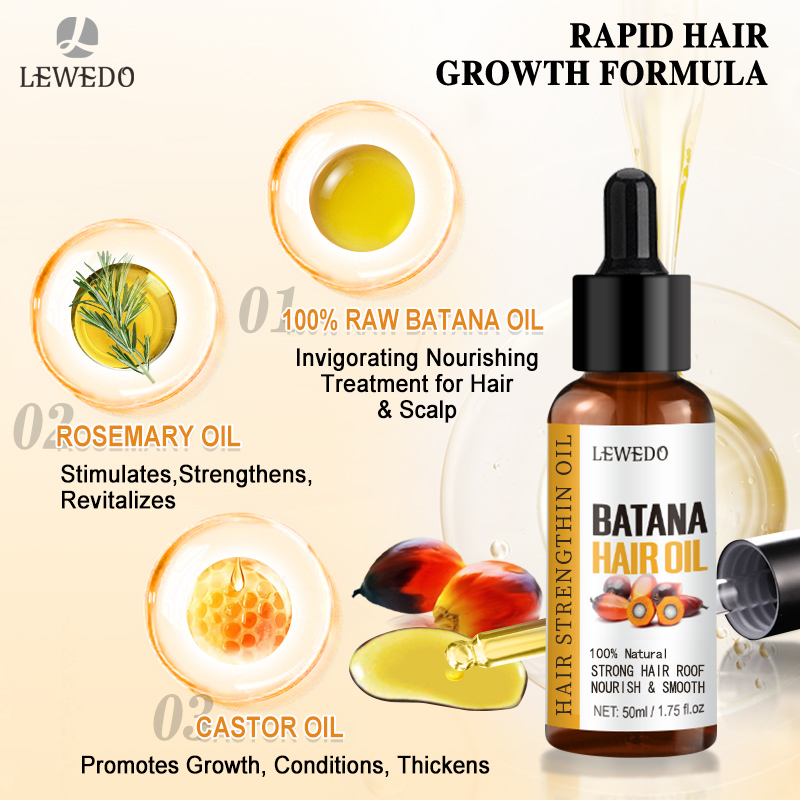 LEWEDOバタナオイル育毛キット アフリカ産急速育毛バタナ - Hair Care Dupes のレビューと価格
