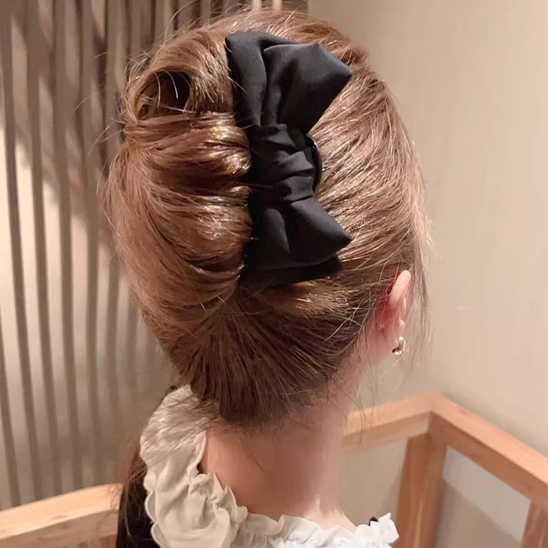 シックな韓国スタイルの弓 U 字型ヘアクリップセットエレガン - Clip In Hair Piece のレビューと価格