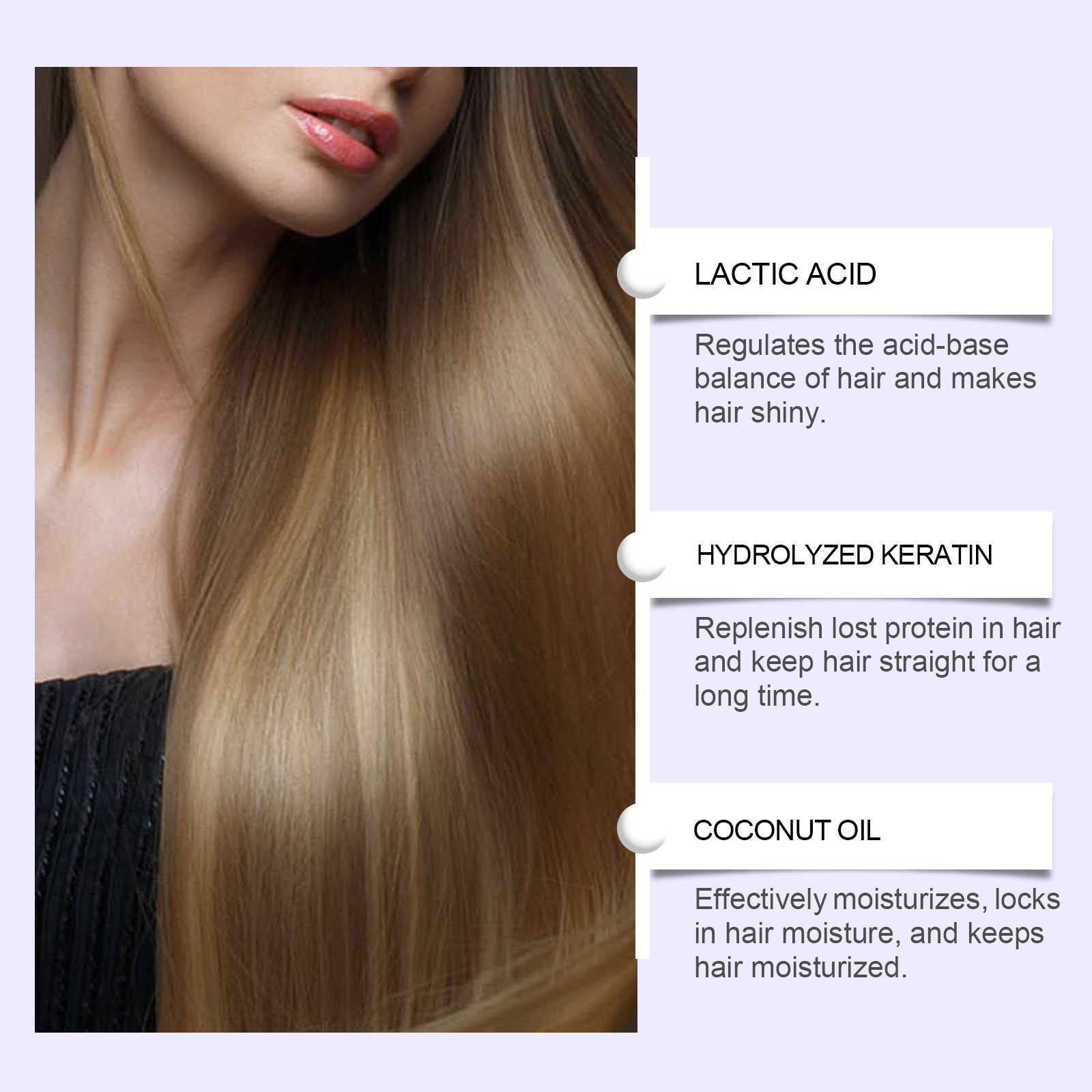 シルクシャインテクノロジー配合のプロテインヘアストレートニン - Hair Care Dupes のレビューと価格